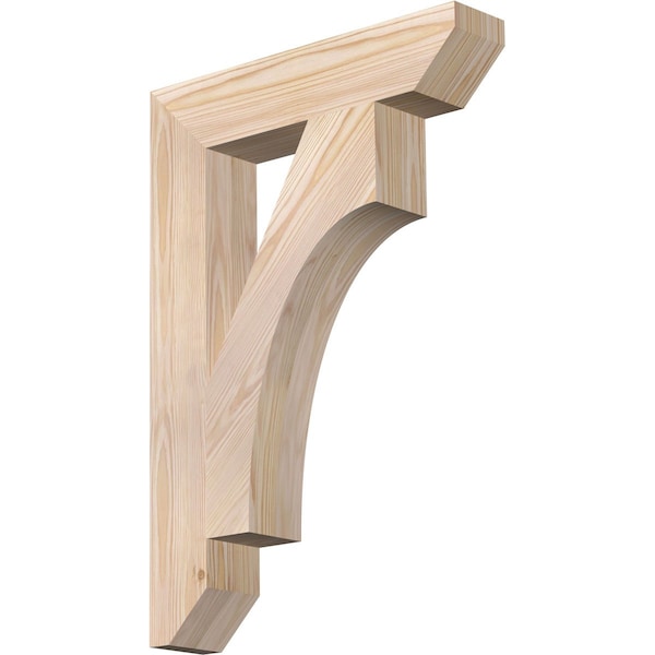 Ekena Millwork Westlake Slat Smooth Bracket, Douglas Fir, 3 1/2"W x 18"D x 26"H BKT04X18X26WTL06SDF - main